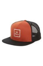 Men's Rvca Va All The Way Trucker Hat - Orange