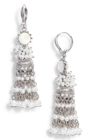 Women's Marchesa Tassel Linear Drop Earrings
