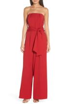 Women's All In Favor Crossover Stripe Jumpsuit - Blue