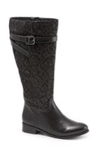 Women's Trotters Lyra Boot, Size 6.5 Regular Calf N - Black
