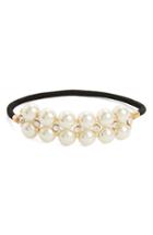 Cara Pearly Bead Ponytail Holder