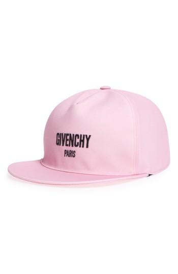 Men's Givenchy Paris Embroidered Canvas Snapback Cap -