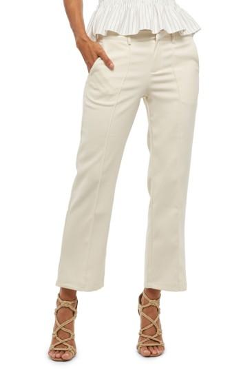 Women's Alpha & Omega Pintuck Pants - Ivory
