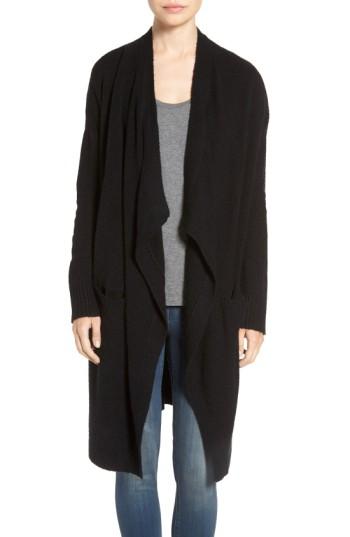 Women's Treasure & Bond Drape Cardigan - Black