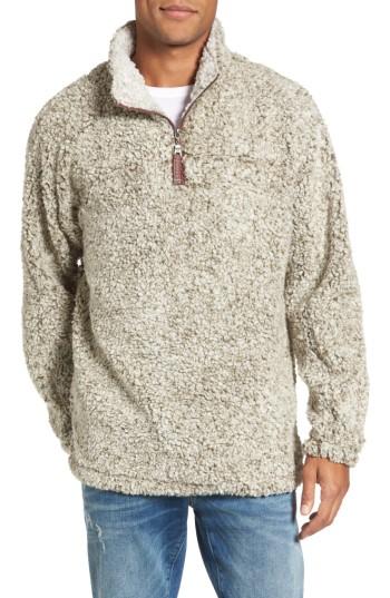 Men's True Grit Frosty Tipped Quarter Zip Pullover - Green