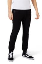 Men's Topman Pique Knit Jogger Pants - Black