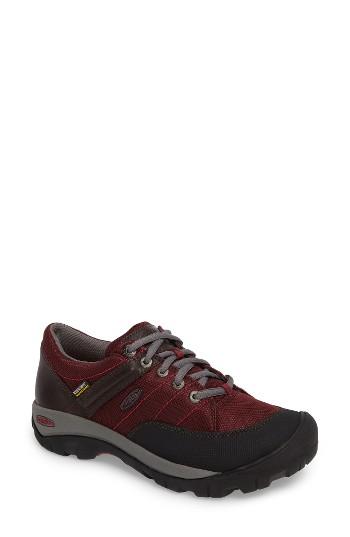 Women's Keen Presidio Waterproof Sport Sneaker .5 M - Red