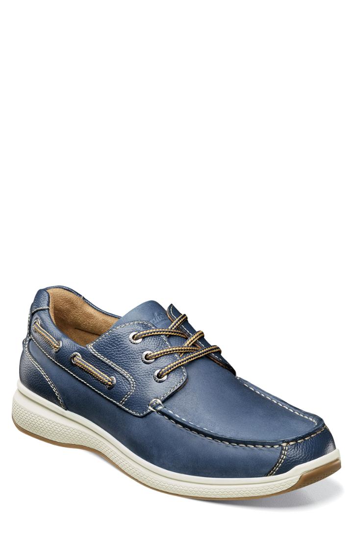 Men's Florsheim Great Lakes Moc Toe Derby Eee - Blue