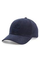 Men's Timberland Logo Embroidered Corduroy Ball Cap - Blue