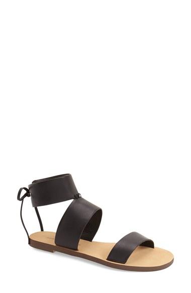 Women's Rebecca Minkoff 'emma' Ankle Cuff Sandal .5 M - Black