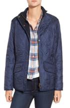 Women's Barbour 'cavalry' Quilted Jacket Us / 10 Uk - Blue