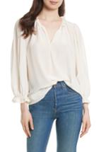 Women's The Great. The Long Sleeve Story Silk Top