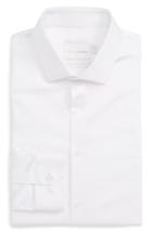 Men's Topman Stretch Cotton Shirt, Size - White