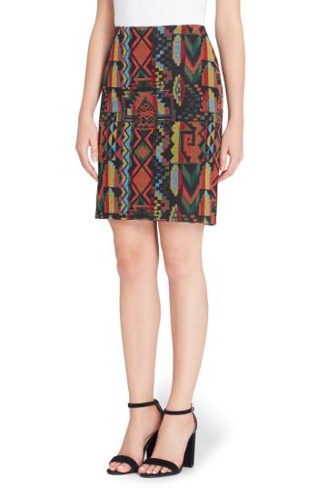 Women's Catherine Catherine Malandrino Emmett Geo Woven Skirt