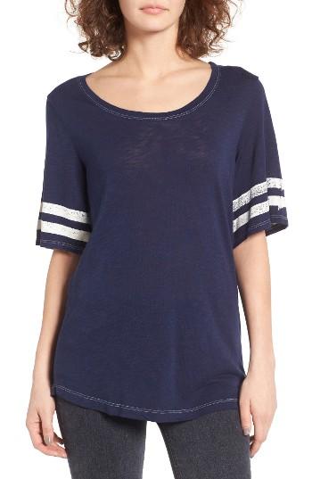 Women's Splendid Vintage Rugby Stripe Tee - Blue