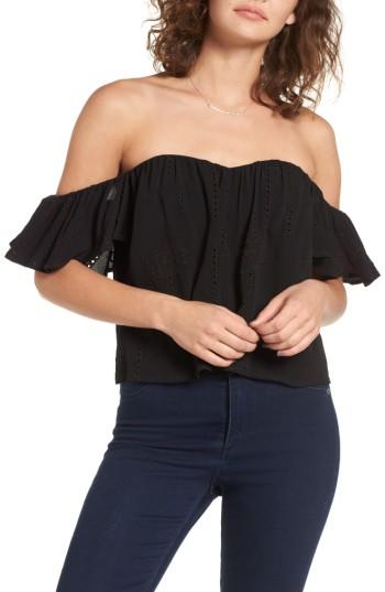 Women's Astr The Label Amara Blouse - Black