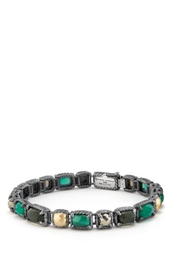 Women's David Yurman Chatelaine Mosaic Tennis Bracelet With 18k Gold