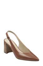 Women's Marc Fisher Ltd Mlzania Slingback Pump M - Brown