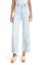 Women's La Vie Rebecca Taylor Crop Wide Leg Jeans - Blue