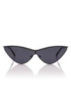 Women's Adam Selman X Le Specs Luxe The Fugitive 71mm Sunglasses - Black/ Red