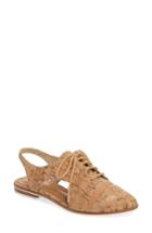 Women's Schtuz Gabry Cutout Oxford Flat M - Beige