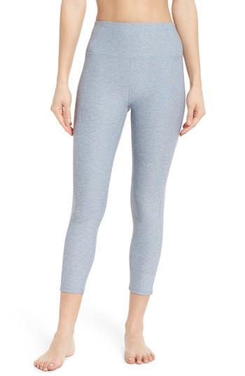 Women's Varley Everett High Waist Crop Tights, Size - Blue