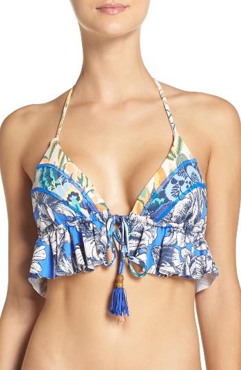 Women's Maaji Bluesy Voyages Bikini Top - Blue