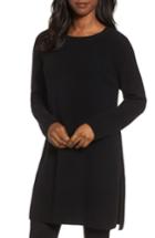 Women's Eileen Fisher Cashmere Tunic Sweater, Size - Black