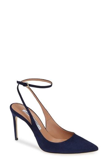 Women's Brian Atwood Vicky Wraparound Pump .5us / 37.5eu - Blue