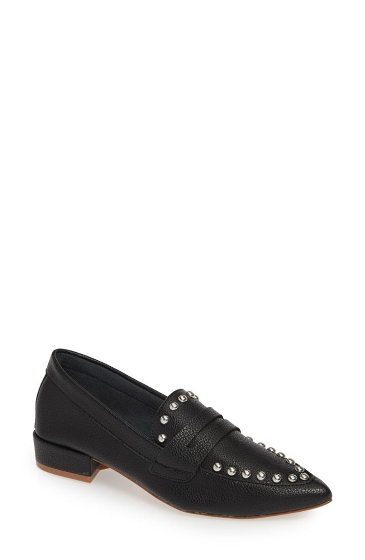 Women's Kensie Iroi Studded Loafer M - White