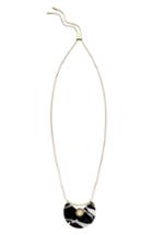 Women's Lafayette 148 New York Three Quarter Long Circle Pendant Necklace