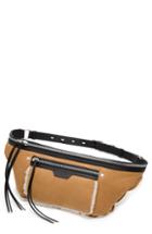 Rag & Bone Large Elliot Genuine Shearling Fanny Pack - Brown