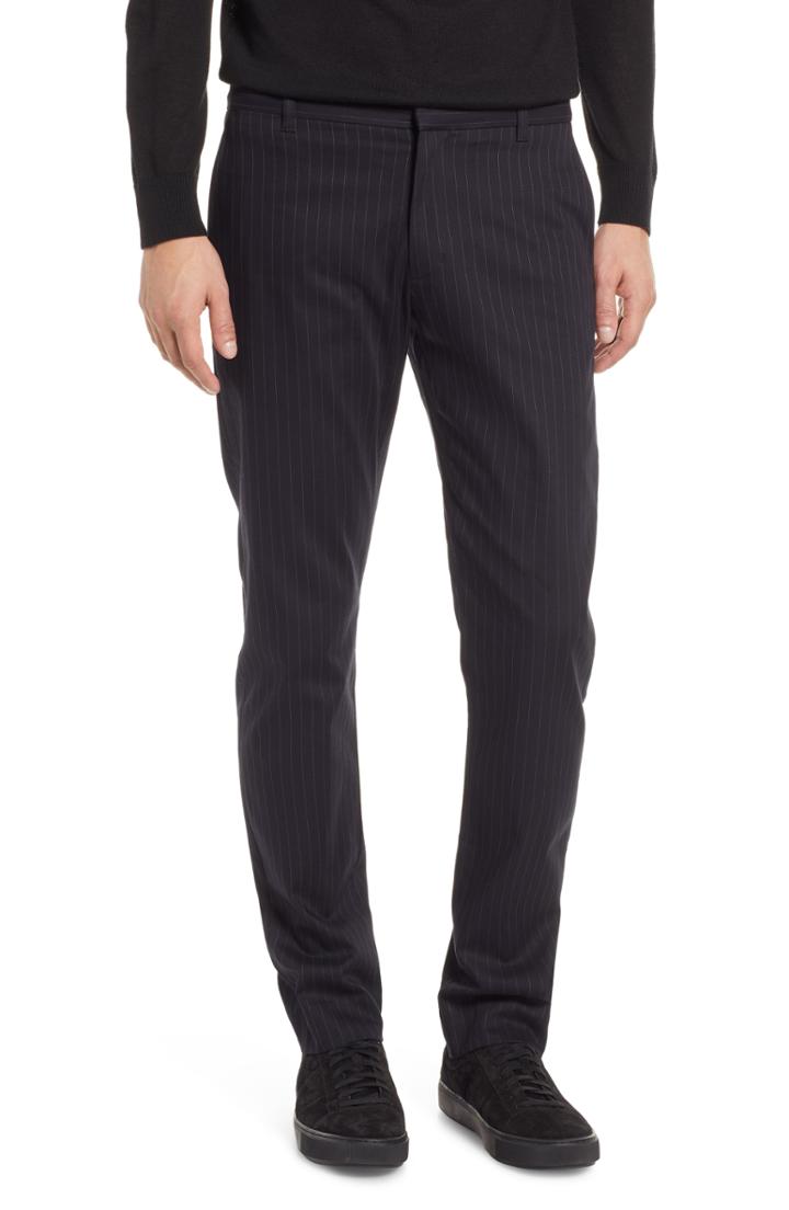 Men's Vince Griffith Classic Pinstripe Pants - Blue
