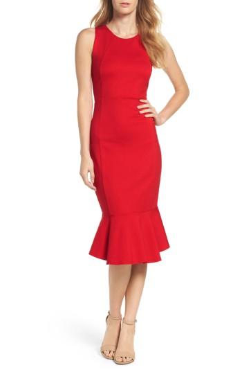 Women's Felicity & Coco Flutter Hem Midi Dress