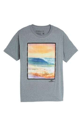 Men's O'neill Bright Lights Graphic T-shirt - Grey