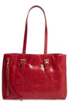 Hobo Cabot Calfskin Leather Tote - Red