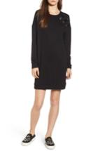 Women's Socialite Grommet Detail Sweatshirt Dress