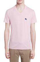 Men's Burberry Lindon Cotton T-shirt, Size - Pink