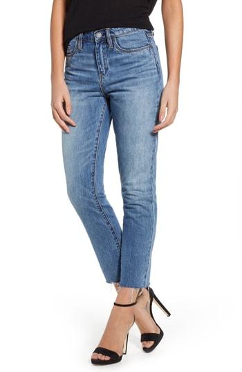 Women's Blanknyc The Madison Straight Leg Crop Jeans - Blue