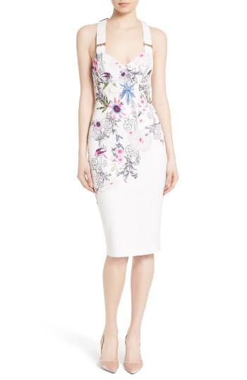 Women's Ted Baker London Scarlin Passion Flower Body-con Dress