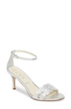 Women's Something Bleu Gina Ankle Strap Sandal .5 M - Grey