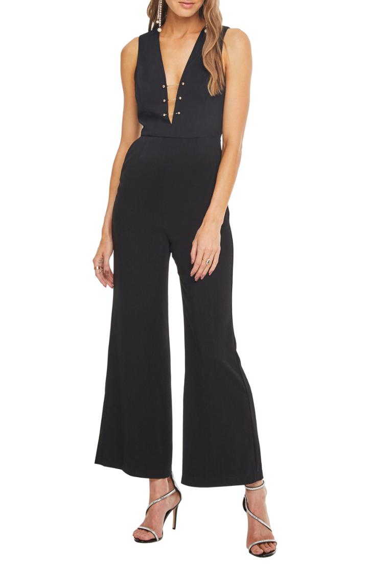 Women's Astr The Label Just Dance Jumpsuit - Black