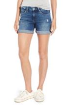 Women's Mavi Jeans Marla Ripped Cutoff Denim Shorts - Blue