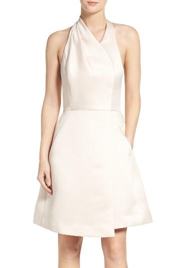 Women's Halston Heritage Cape Sleeve Dress