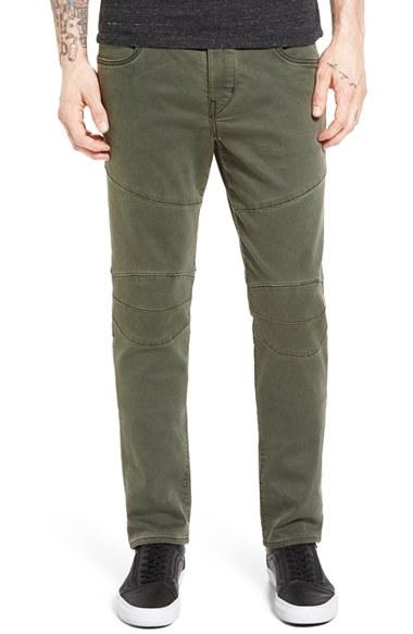 Men's True Religion Rocco Active Slim Fit Biker Pants - Green