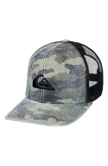 Men's Quiksilver Grounder Trucker Hat - Green