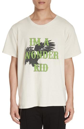 Men's Rhude I'm A Wonder Kid Graphic T-shirt - White