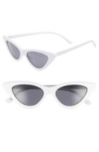 Women's Bp. 62mm Cat Eye Sunglasses - White/ Black