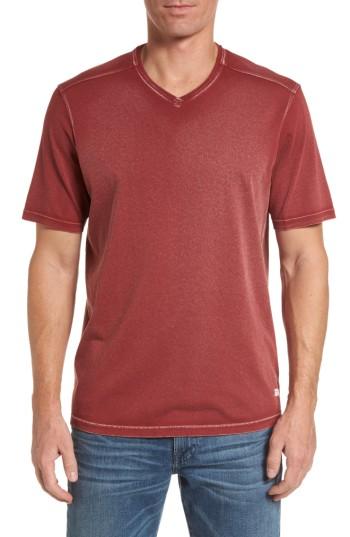 Men's Tommy Bahama 'kahuna' V-neck T-shirt - Red