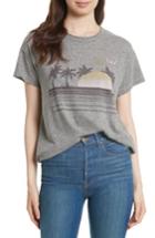 Women's The Great. The Boxy Crew Graphic Tee - Grey